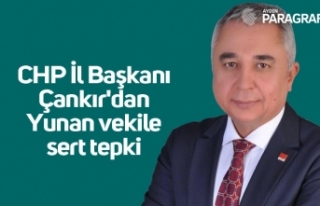 CHP İl Başkanı Çankır'dan Yunan vekile sert...