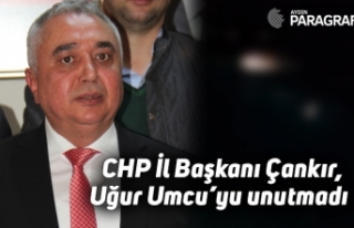 CHP İl Başkanı Çankır, Uğur Umcu’yu unutmadı