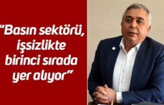 CHP İl Başkanı Çankır; “Basın sektörü, işsizlikte...