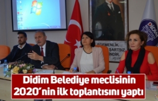 Didim Belediye meclisinin 2020’nin ilk toplantısını...