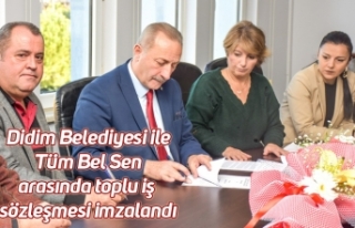 Didim Belediyesi ile Tüm Bel Sen arasında toplu...