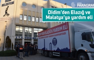 Didim’den Elazığ ve Malatya’ya yardım eli