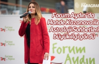 Forum Aydın’da Hande Kazanova ile Astroloji Sohbetleri...
