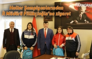Halter Şampiyonlarından İl Müdürü Fillikçioğlu'na...