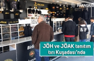 JÖH ve JÖAK tanıtım tırı Kuşadası'nda