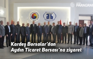 Kardeş borsalardan Aydın Ticaret Borsası’na ziyaret