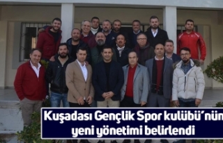 Kuşadası Gençlik Spor kulübü’nün yeni yönetimi...