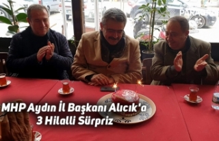MHP Aydın İl Başkanı Alıcık'a 3 Hilalli...