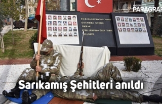 Nazilli'de Sarıkamış Şehitleri anıldı