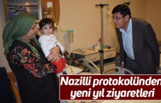 Nazilli protokolünden yeni yıl ziyaretleri