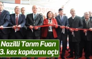Nazilli Tarım Fuarı 3. kez kapılarını açtı