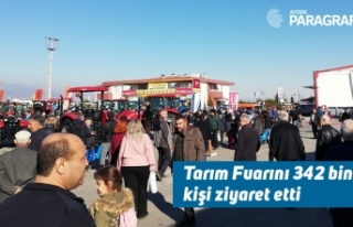 Tarım Fuarını 342 bin kişi ziyaret etti