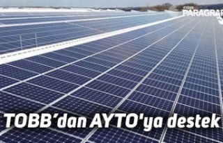 TOBB’dan AYTO'ya destek