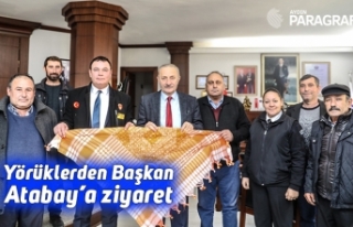 Yörüklerden Başkan Atabay’a ziyaret