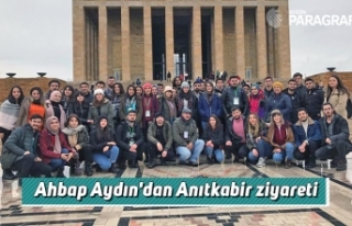 Ahbap Aydın'dan Anıtkabir ziyareti