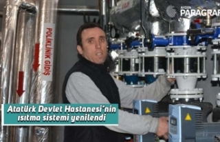 Atatürk Devlet Hastanesi’nin ısıtma sistemi yenilendi