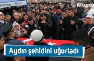 Aydın şehidini uğurladı