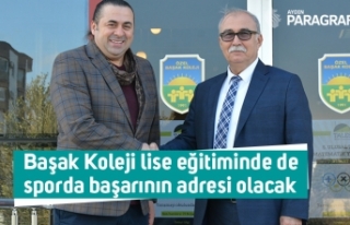 Başak Koleji lise eğitiminde de sporda başarının...