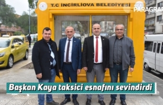 Başkan Kaya taksici esnafını sevindirdi