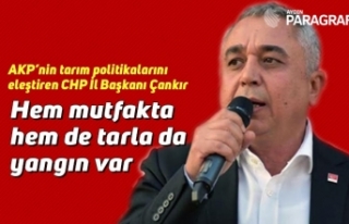 Çankır: Hem mutfakta hem de tarla da yangın var