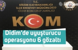 Didim'de uyuşturucu operasyonu 6 gözaltı