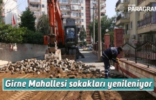 Girne Mahallesi sokakları yenileniyor