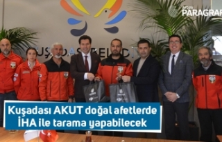 Kuşadası AKUT doğal afetlerde İHA ile tarama yapabilecek