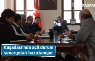 Kuşadası’nda acil durum senaryoları hazırlanıyor