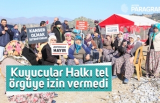 Kuyucular Halkı tel örgüye izin vermedi