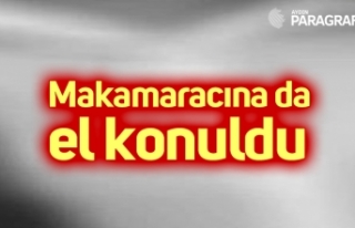 Makam aracına da el konuldu