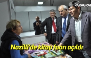 Nazilli'de kitap fuarı açıldı