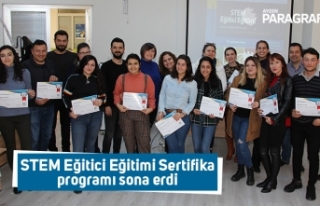 STEM Eğitici Eğitimi Sertifika programı sona erdi