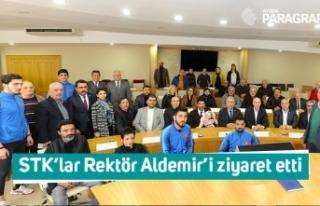 STK’lar Rektör Aldemir’i ziyaret etti
