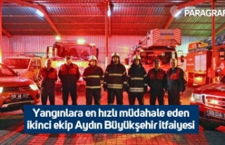 Yangınlara en hızlı müdahale eden ikinci ekip...