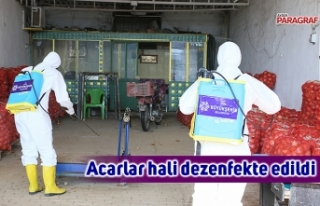 Acarlar hali dezefekte edildi