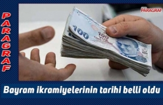 Bayram ikramiyelerinin tarihi belli oldu
