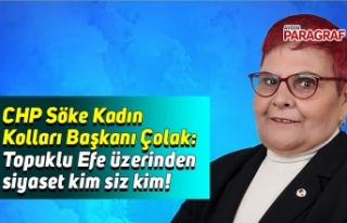 CHP Söke Kadın Kolları Başkanı Çolak: Topuklu...
