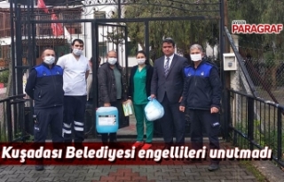Kuşadası Belediyesi engellileri unutmadı