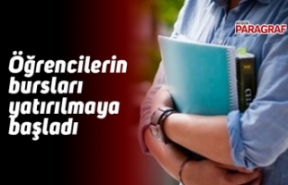 Öğrencilerin bursları yatırılmaya başladı