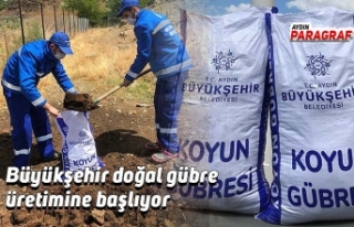 Büyükşehir doğal gübre üretimine başlıyor