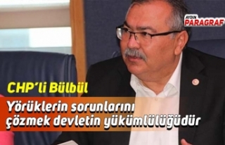 CHP’li Bülbül; Yörüklerin sorunlarını çözmek...