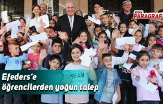 Efeders’e öğrencilerden yoğun talep