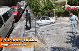 Efeler Belediyesi’nden bayram mesaisi