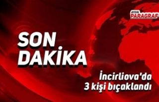 İncirliova'da 3 kişi bıçaklandı
