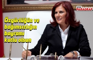Özgürlüğün ve bağımsızlığın bayramı kutlu...