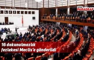 16 dokunulmazlık fezlekesi Meclis’e gönderildi