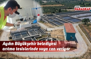 Aydın Büyükşehir belediyesi arıtma tesislerinde...