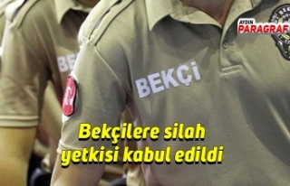 Bekçilere silah yetkisi kabul edildi