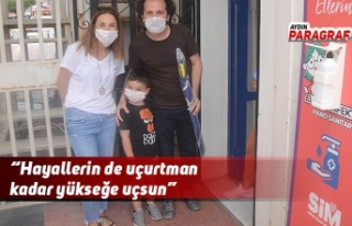 “Hayallerin de uçurtman kadar yükseğe uçsun”