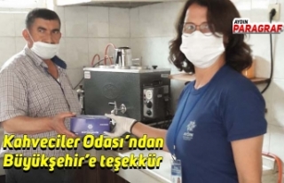 Kahveciler Odası’ndan Büyükşehir’e teşekkür